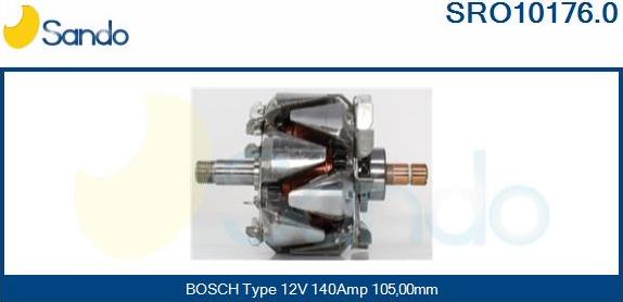 Sando SRO10176.0 - Ротор, генератор autosila-amz.com