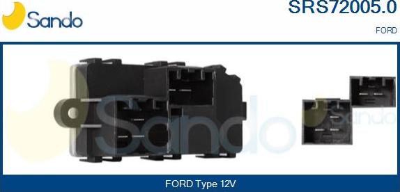 Sando SRS72005.0 - Сопротивление, реле, вентилятор салона autosila-amz.com