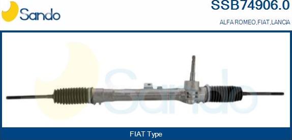 Sando SSB74906.0 - Рулевой механизм, рейка autosila-amz.com