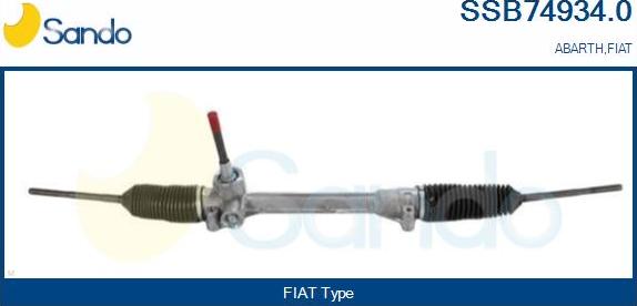 Sando SSB74934.0 - Рулевой механизм, рейка autosila-amz.com