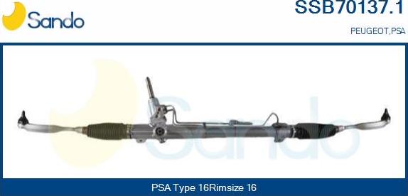 Sando SSB70137.1 - Рулевой механизм, рейка autosila-amz.com