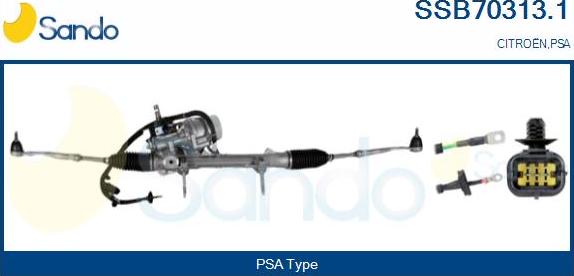 Sando SSB70313.1 - Рулевой механизм, рейка autosila-amz.com