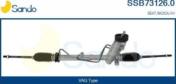 Sando SSB73126.0 - Рулевой механизм, рейка autosila-amz.com