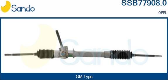 Sando SSB77908.0 - Рулевой механизм, рейка autosila-amz.com