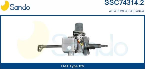 Sando SSC74314.2 - Рулевая колонка autosila-amz.com