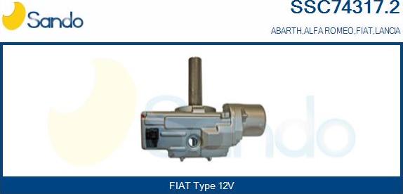 Sando SSC74317.2 - Рулевая колонка autosila-amz.com