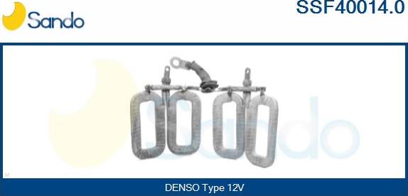 Sando SSF40014.0 - Обмотка возбуждения, стартер autosila-amz.com