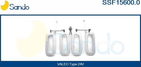 Sando SSF15600.0 - Обмотка возбуждения, стартер autosila-amz.com