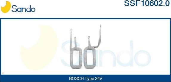 Sando SSF10602.0 - Обмотка возбуждения, стартер autosila-amz.com
