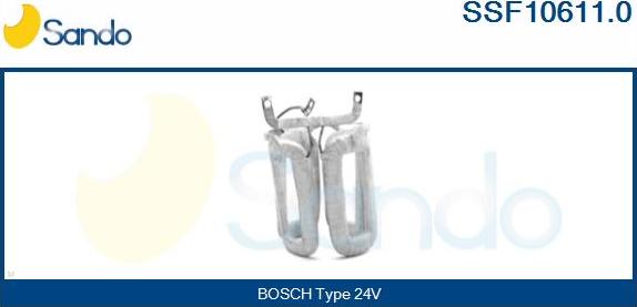 Sando SSF10611.0 - Обмотка возбуждения, стартер autosila-amz.com
