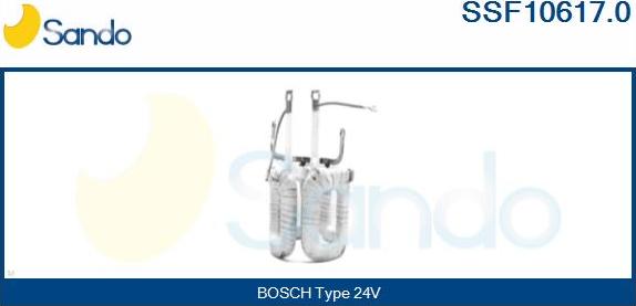 Sando SSF10617.0 - Обмотка возбуждения, стартер autosila-amz.com