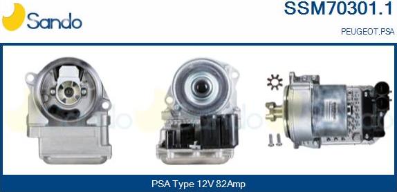 Sando SSM70301.1 - Электромотор, рулевой механизм autosila-amz.com