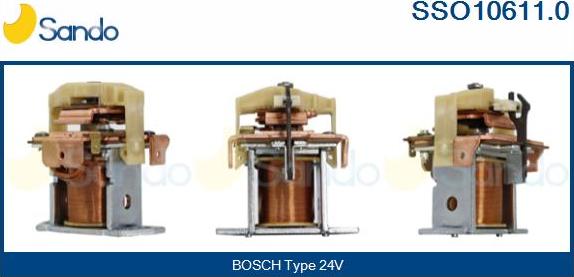 Sando SSO10611.0 - Тяговое реле, соленоид, стартер autosila-amz.com