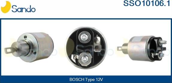 Sando SSO10106.1 - Тяговое реле, соленоид, стартер autosila-amz.com