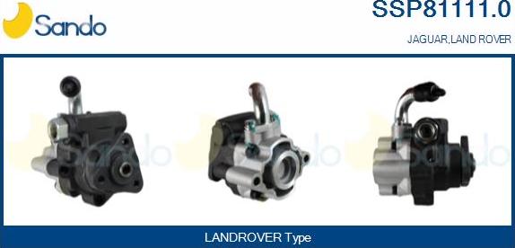 Sando SSP81111.0 - Гидравлический насос, рулевое управление, ГУР autosila-amz.com