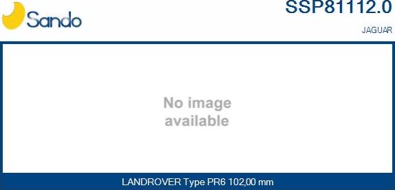 Sando SSP81112.0 - Гидравлический насос, рулевое управление, ГУР autosila-amz.com