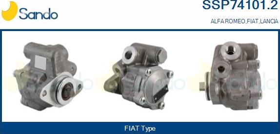 Sando SSP74101.2 - Гидравлический насос, рулевое управление, ГУР autosila-amz.com