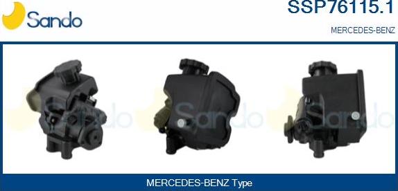 Sando SSP76115.1 - Гидравлический насос, рулевое управление, ГУР autosila-amz.com