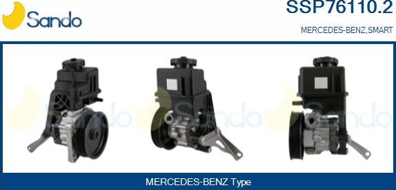 Sando SSP76110.2 - Гидравлический насос, рулевое управление, ГУР autosila-amz.com