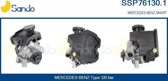 Sando SSP76130.1 - Гидравлический насос, рулевое управление, ГУР autosila-amz.com
