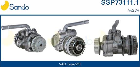 Sando SSP73111.1 - Гидравлический насос, рулевое управление, ГУР autosila-amz.com