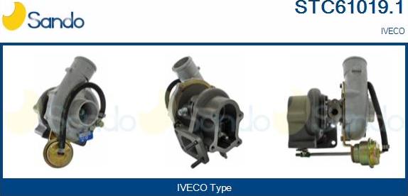 Sando STC61019.1 - Турбина, компрессор autosila-amz.com