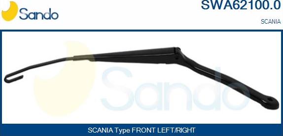 Sando SWA62100.0 - Рычаг стеклоочистителя, система очистки окон autosila-amz.com