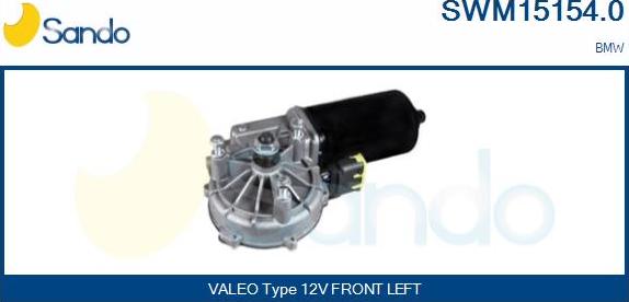 Sando SWM15154.0 - Двигатель стеклоочистителя autosila-amz.com