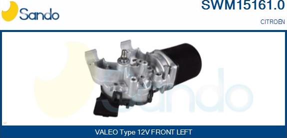 Sando SWM15161.0 - Двигатель стеклоочистителя autosila-amz.com