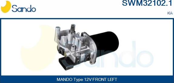 Sando SWM32102.1 - Двигатель стеклоочистителя autosila-amz.com