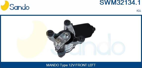 Sando SWM32134.1 - Двигатель стеклоочистителя autosila-amz.com