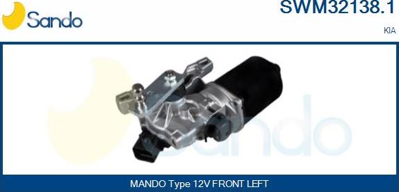 Sando SWM32138.1 - Двигатель стеклоочистителя autosila-amz.com