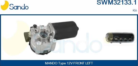 Sando SWM32133.1 - Двигатель стеклоочистителя autosila-amz.com