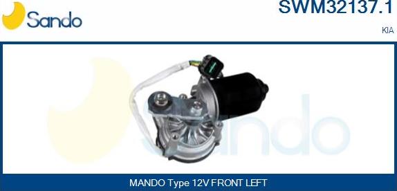 Sando SWM32137.1 - Двигатель стеклоочистителя autosila-amz.com