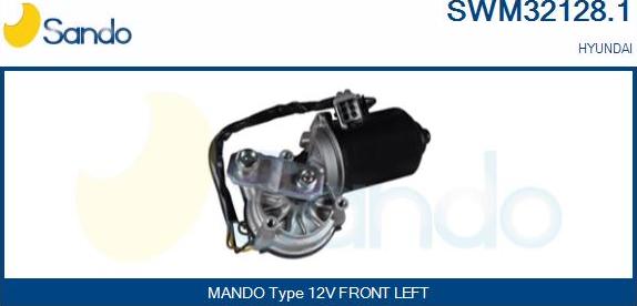 Sando SWM32128.1 - Двигатель стеклоочистителя autosila-amz.com