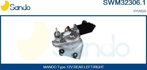 Sando SWM32306.1 - Двигатель стеклоочистителя autosila-amz.com