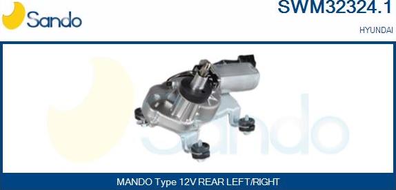 Sando SWM32324.1 - Двигатель стеклоочистителя autosila-amz.com