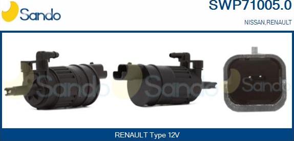 Sando SWP71005.0 - Водяной насос, система очистки окон autosila-amz.com