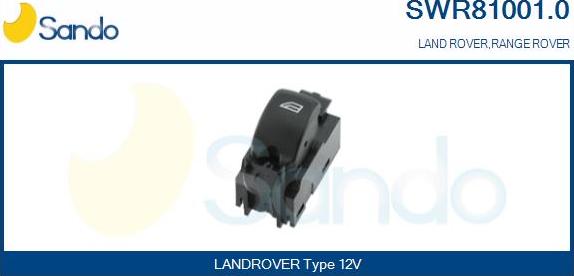 Sando SWR81001.0 - Выключатель, стеклоподъемник autosila-amz.com