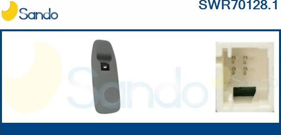 Sando SWR70128.1 - Выключатель, стеклоподъемник autosila-amz.com