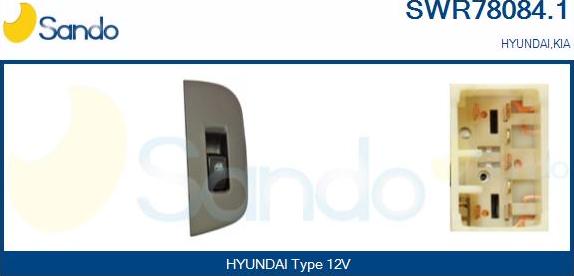 Sando SWR78084.1 - Выключатель, стеклоподъемник autosila-amz.com