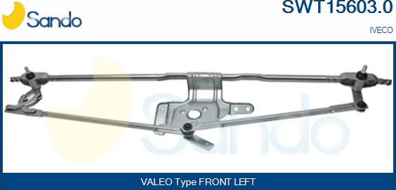 Sando SWT15603.0 - Система тяг и рычагов привода стеклоочистителя autosila-amz.com
