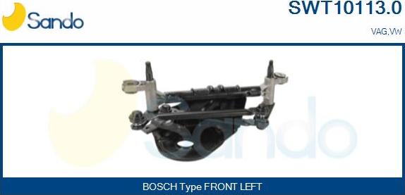 Sando SWT10113.0 - Система тяг и рычагов привода стеклоочистителя autosila-amz.com