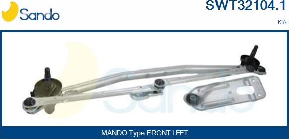 Sando SWT32104.1 - Система тяг и рычагов привода стеклоочистителя autosila-amz.com