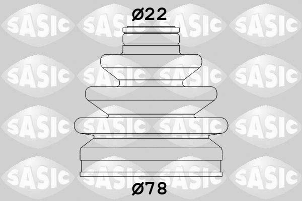 Sasic 9004657 - Пыльник, приводной вал autosila-amz.com