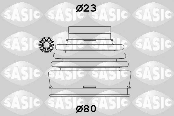 Sasic 9004630 - Пыльник, приводной вал autosila-amz.com