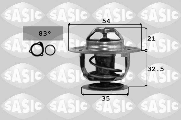 Sasic 9000066 - Термостат охлаждающей жидкости / корпус autosila-amz.com