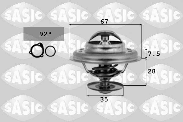 Sasic 9000016 - Термостат охлаждающей жидкости / корпус autosila-amz.com