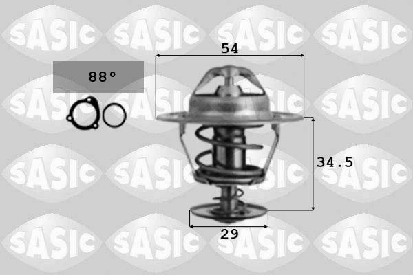 Sasic 9000074 - Термостат охлаждающей жидкости / корпус autosila-amz.com