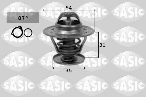 Sasic 9000161 - Термостат охлаждающей жидкости / корпус autosila-amz.com